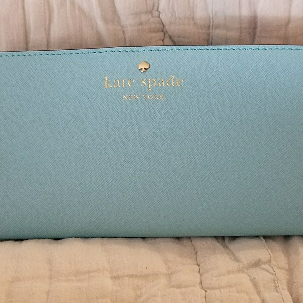 Kate Spade Cedar Street Stacy Wallet in Atoll Blue